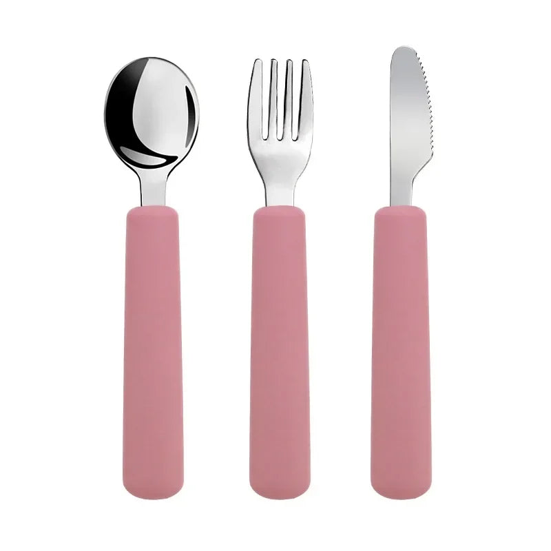 Baby Silicone Cutlery Set